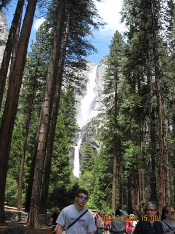 Yosemite Falls. Photo by the Keatons, June 2008
